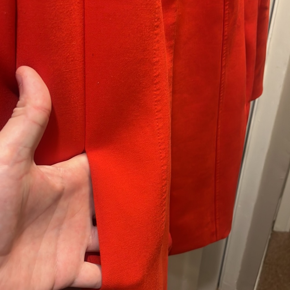 Classiques Entier Womens Red Jacket Size Large Pockets SEND OFFERS! - Picture 6 of 11